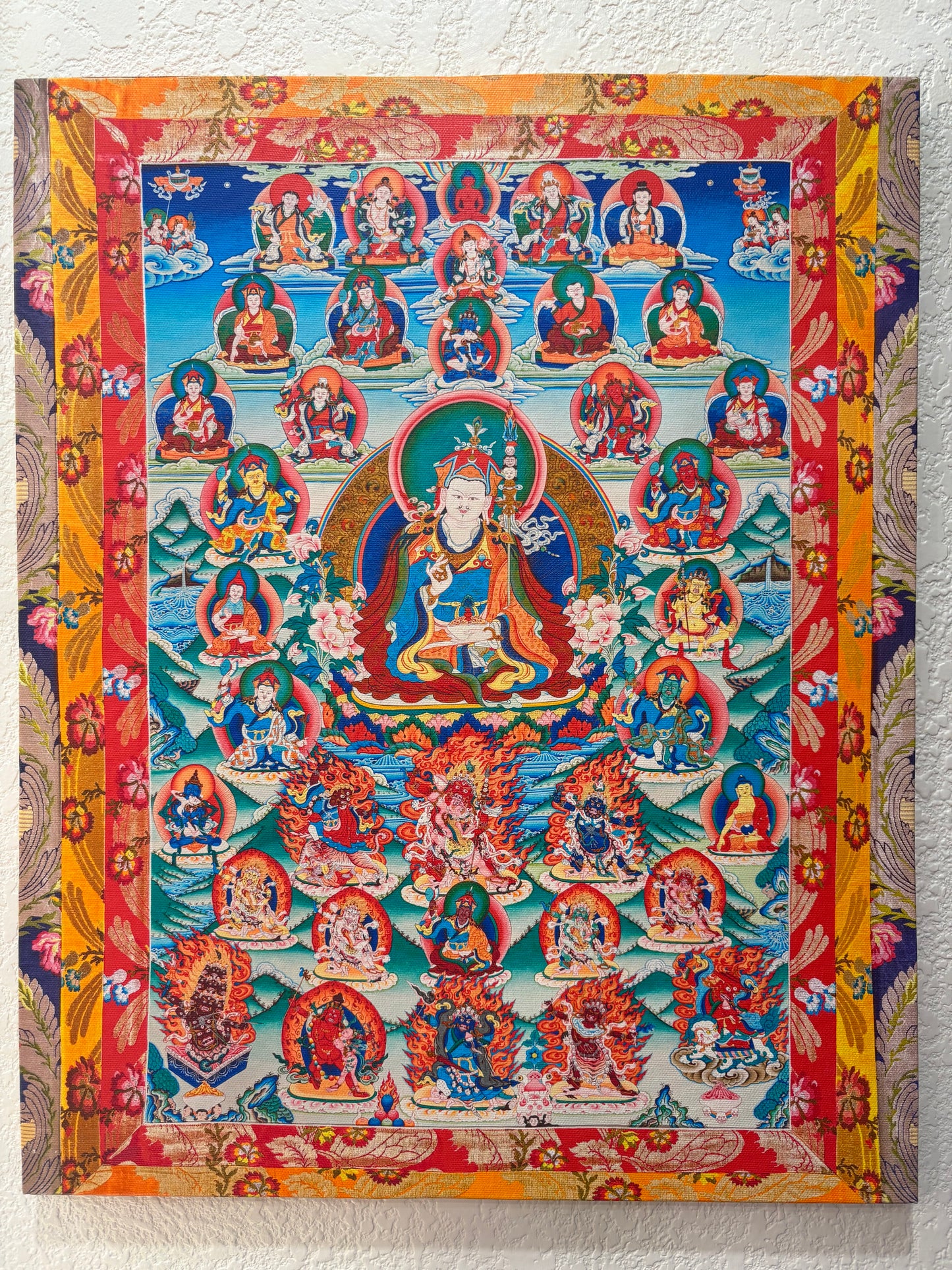 Seven Treasures Retinue Canvas Print 16"x20" (various colors) (DISCOUNTED)