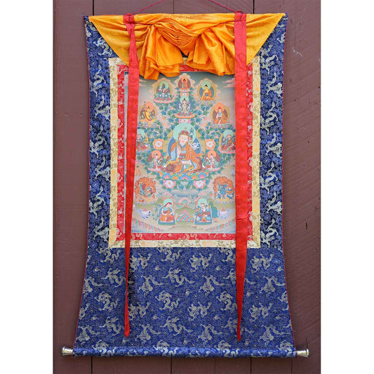 Guru Rinpoche 8 Manifestations Thangka 36"x50"