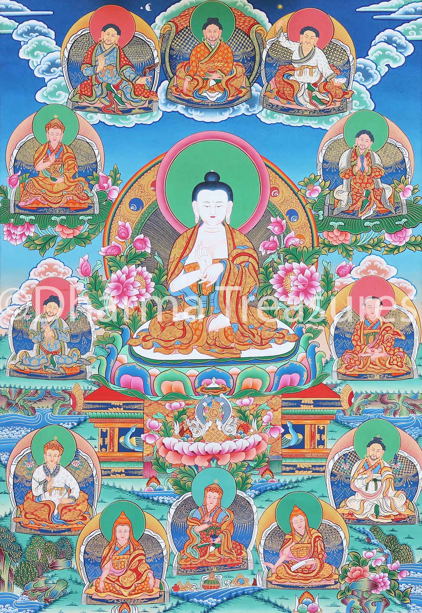 Garab Dorje Thangka 49"x70"