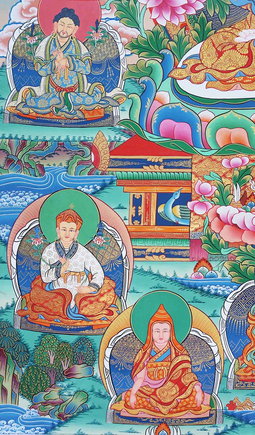 Garab Dorje Thangka 49"x70"