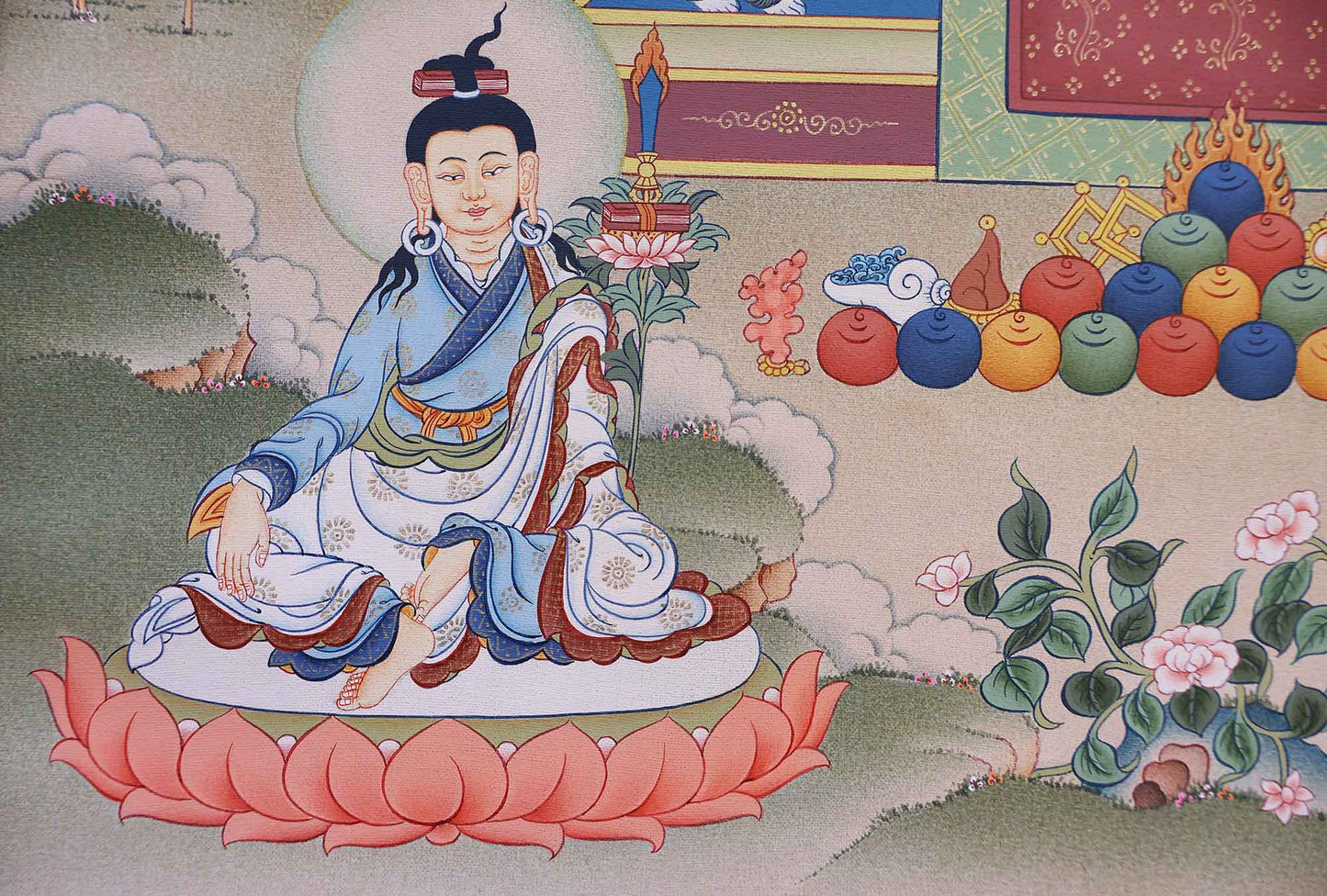 Longchenpa Thangka 37"x52"