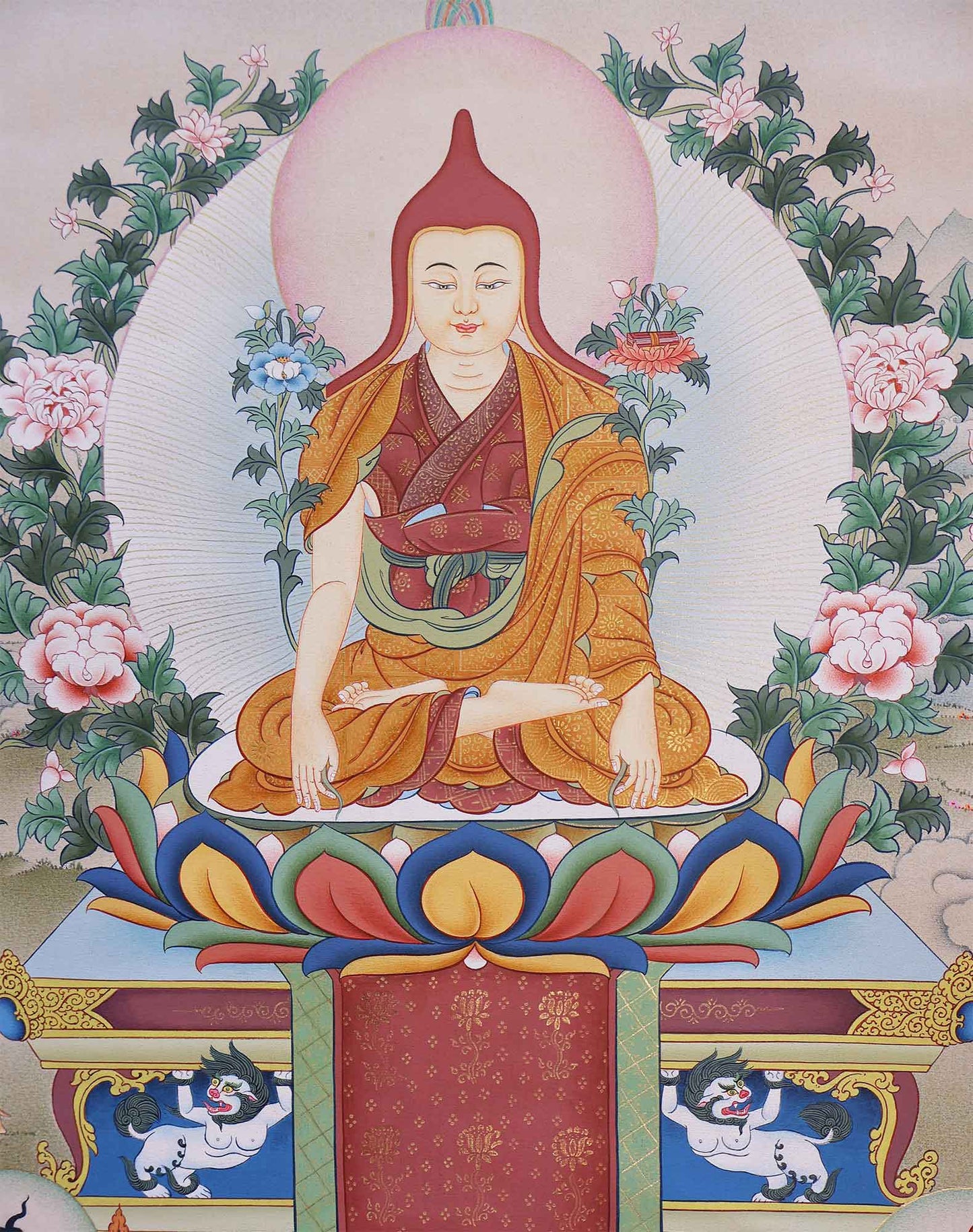 Longchenpa Thangka 37"x52"