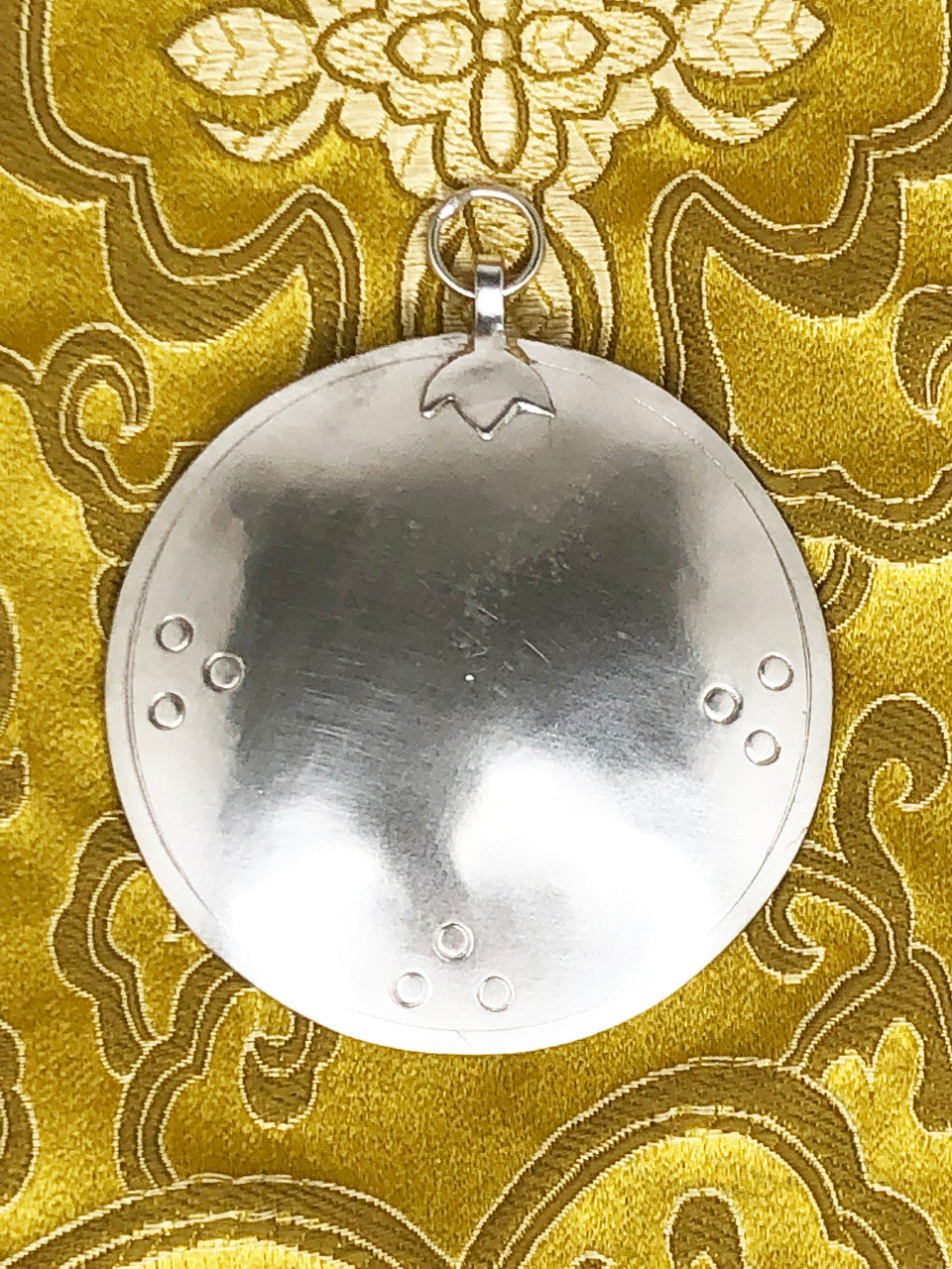 Melong, Brass (Silver-Plated) 2.5"
