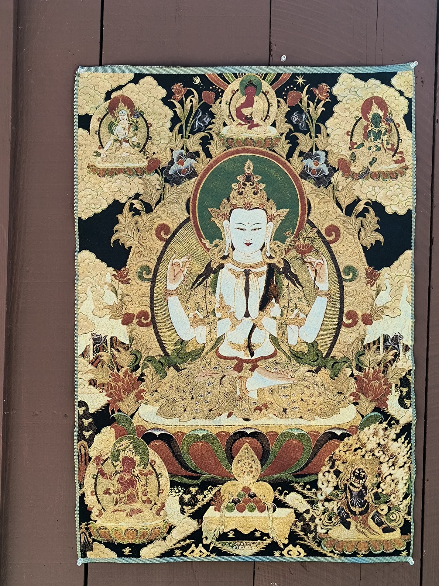 Chenrezig Woven Wall Hanging