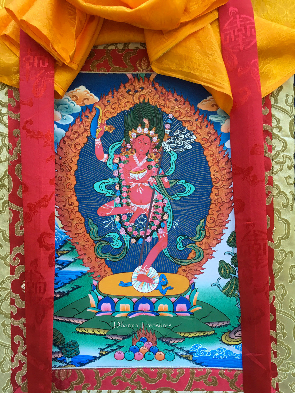 Vajravarahi Thangka - 30" x 21"