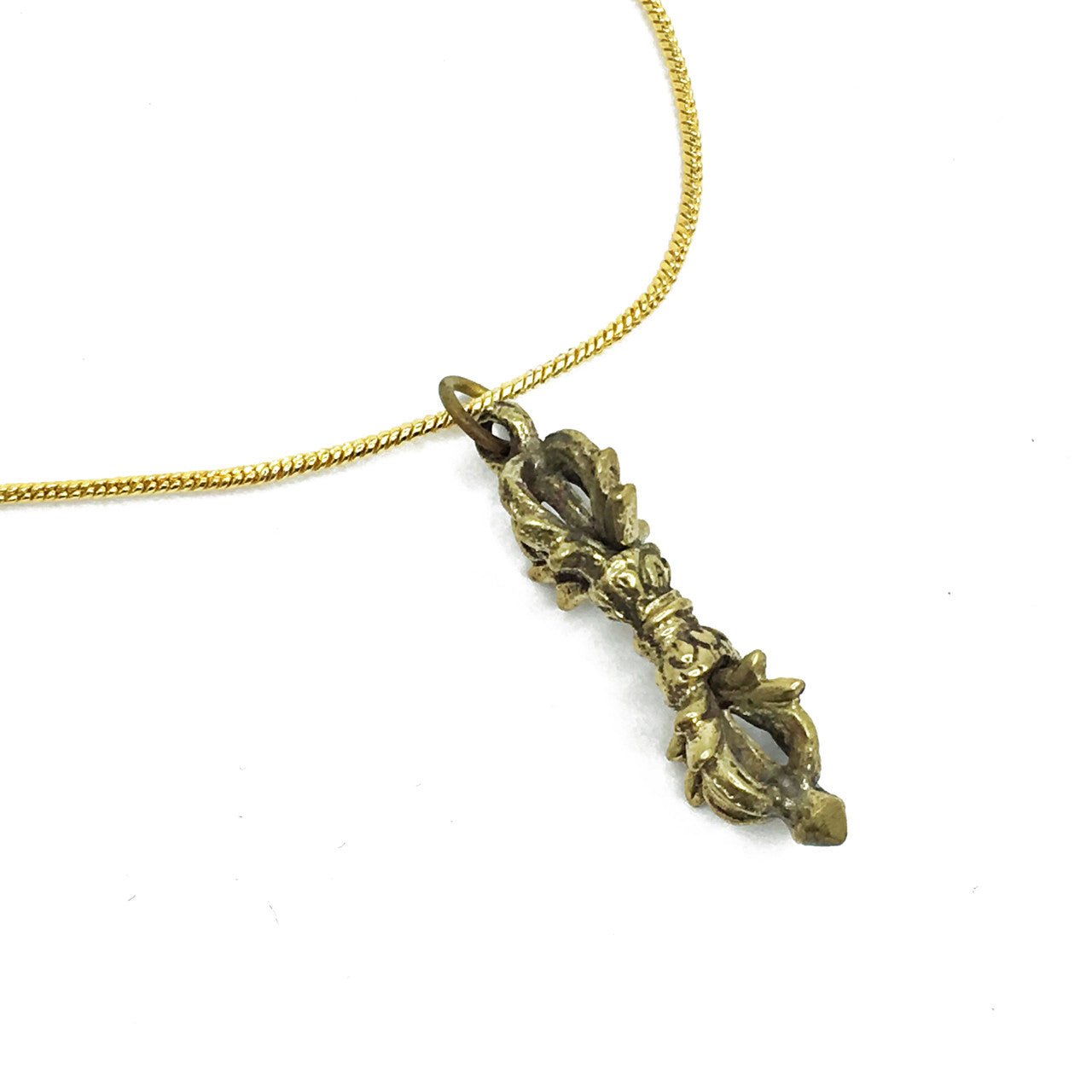 Vajra Pendant 1" Brass