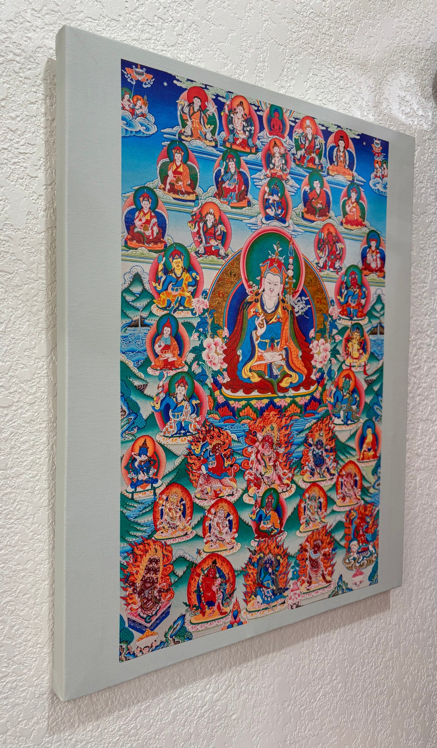 Seven Treasures Retinue Canvas Print 16"x20" (various colors)