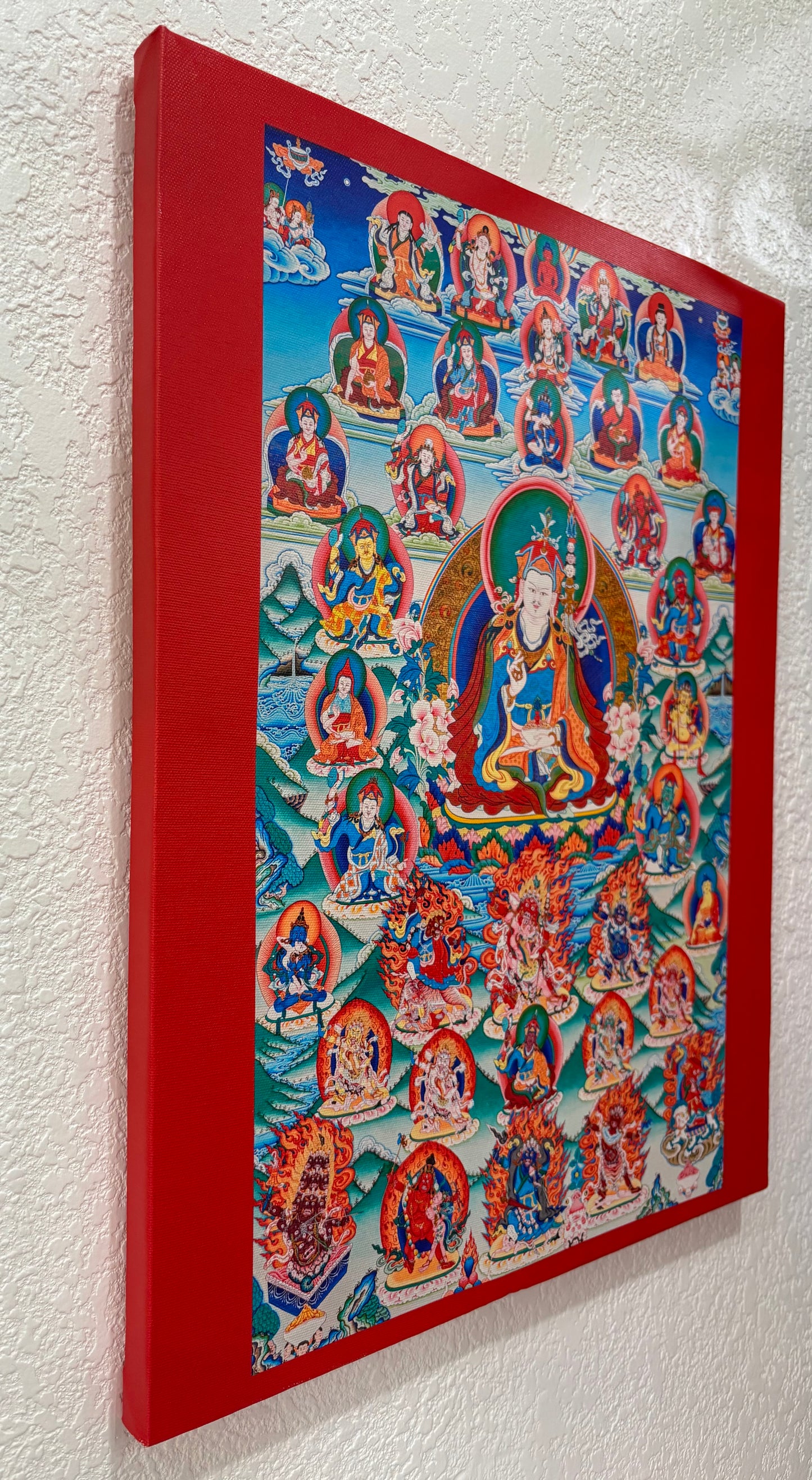 Seven Treasures Retinue Canvas Print 16"x20" (various colors)