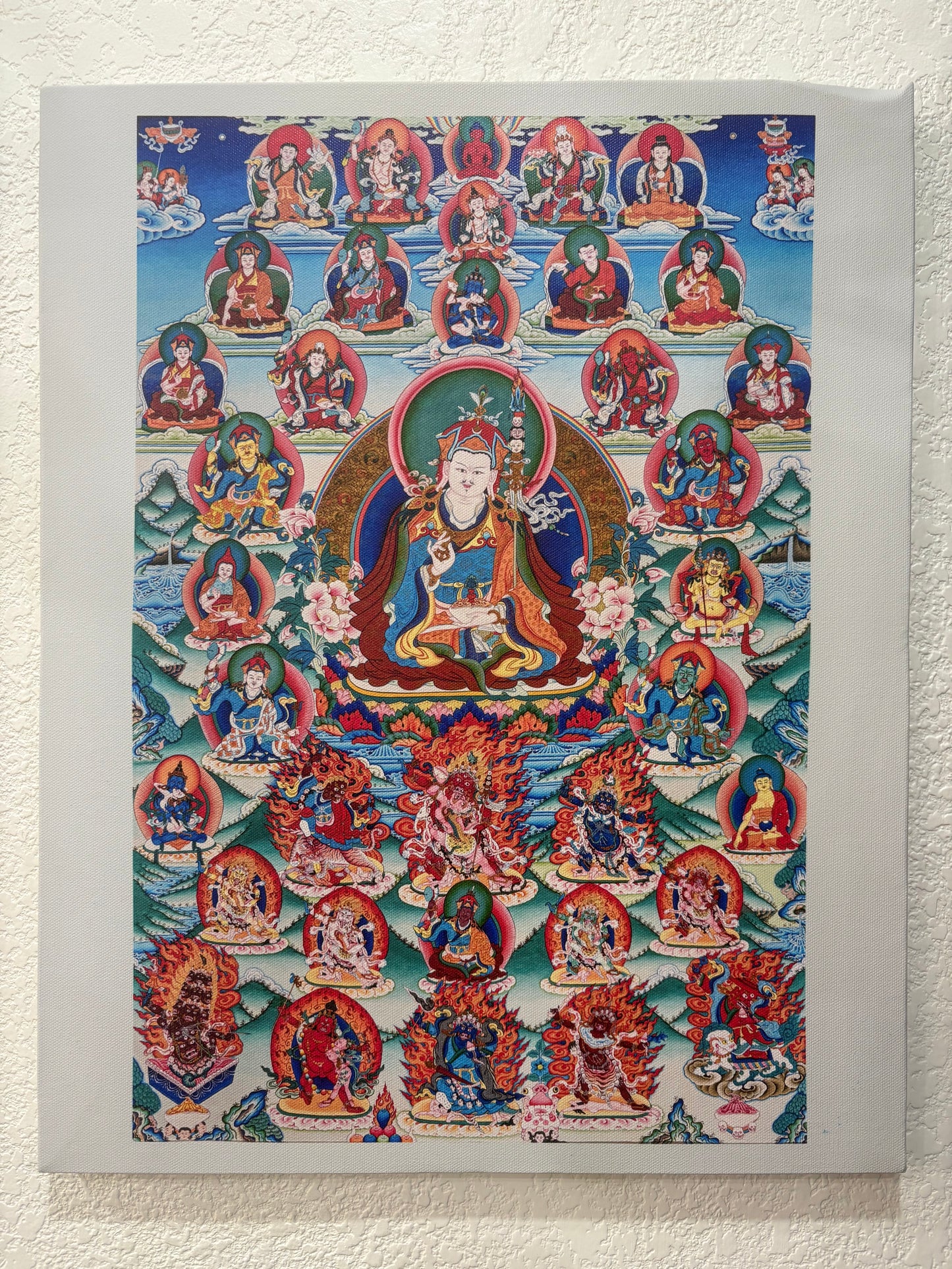 Seven Treasures Retinue Canvas 16"x20" (DISCOUNTED)