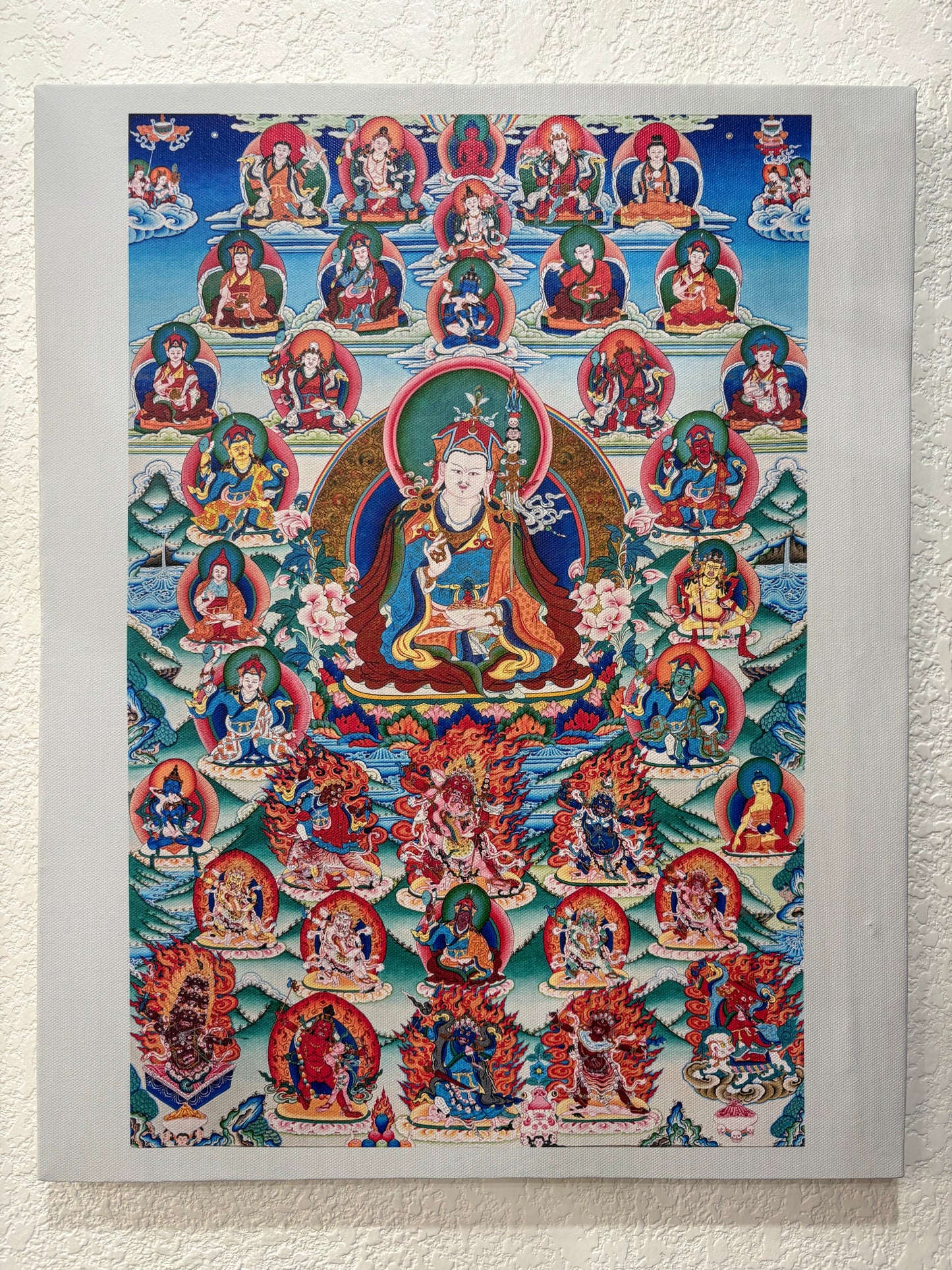 Seven Treasures Retinue Canvas 16"x20" (DISCOUNTED)