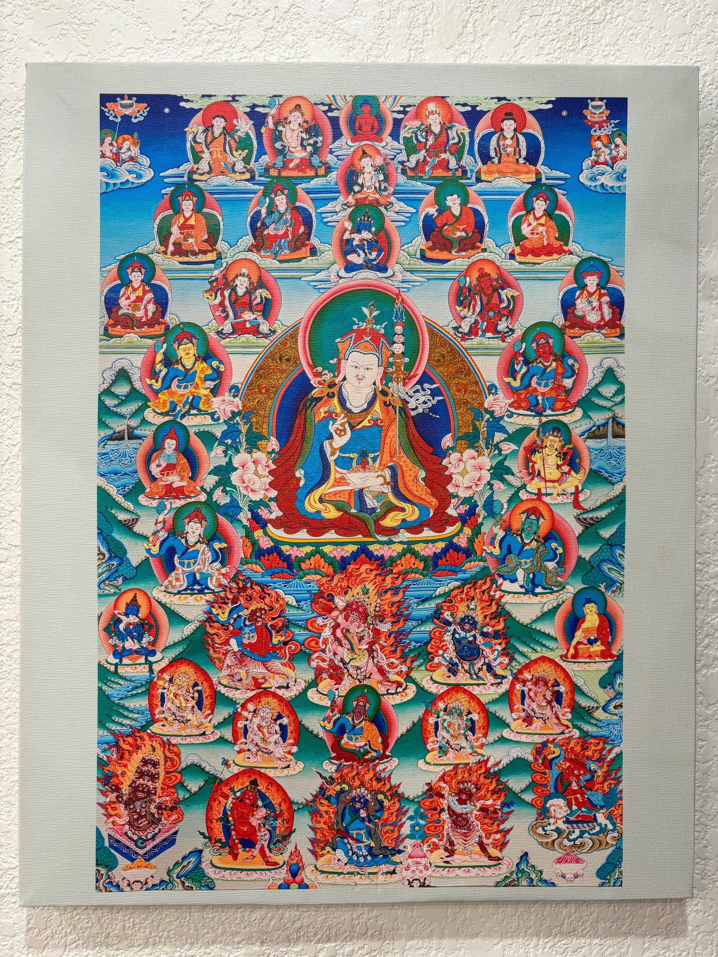 Seven Treasures Retinue Canvas 16"x20" (DISCOUNTED)