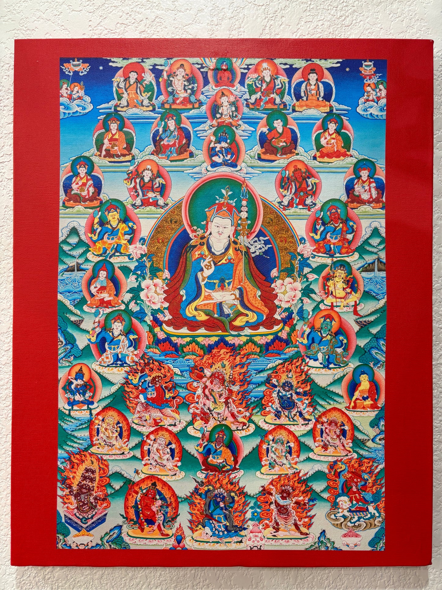 Seven Treasures Retinue Canvas 16"x20" (DISCOUNTED)