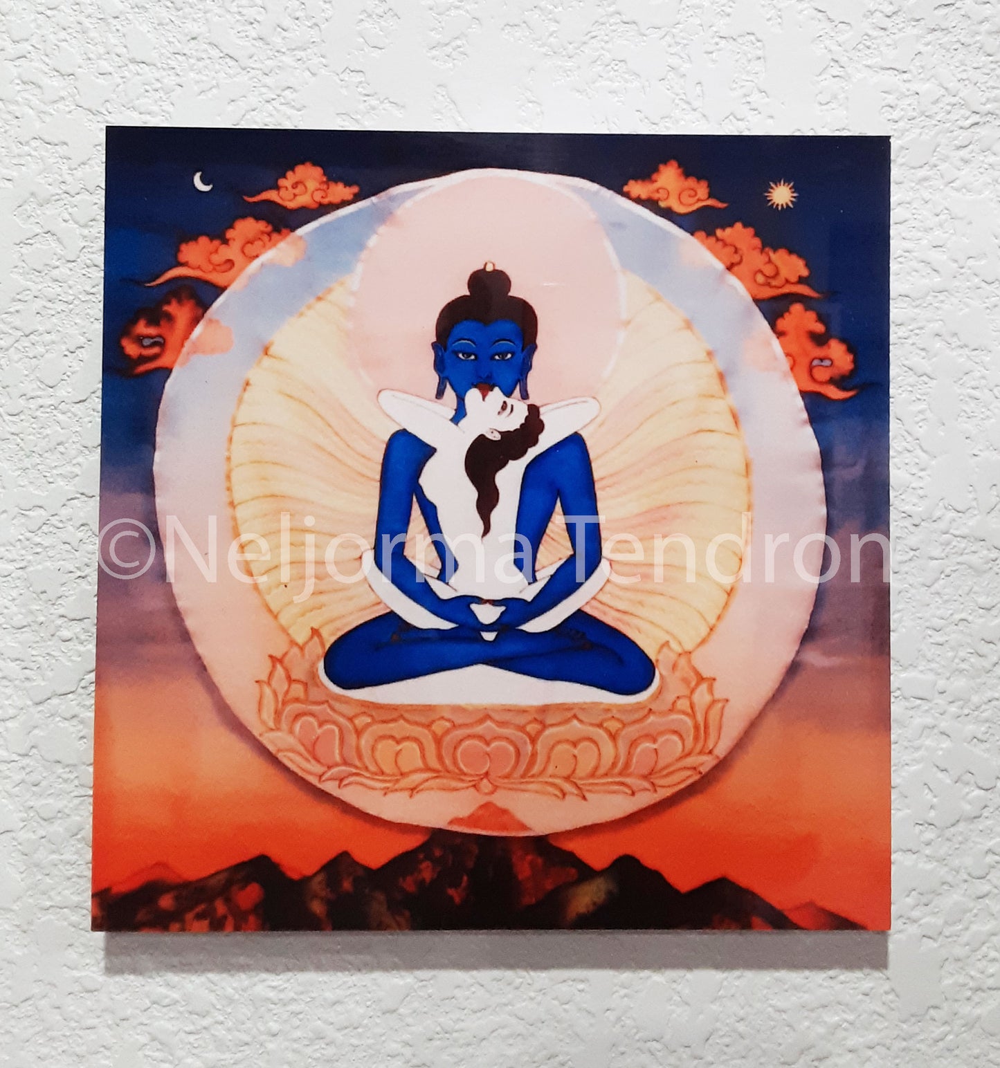 Kuntuzangpo Metal Print 8"x8" by Neljorma Tendron