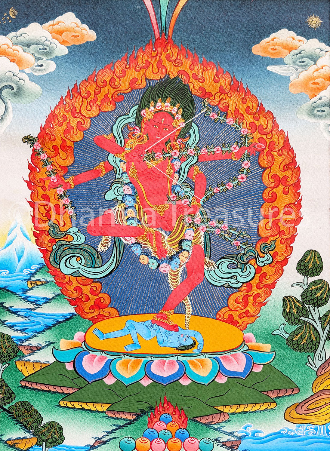 Kurukulle Thangka 24" x 31"