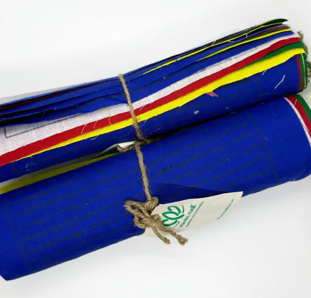 Biodegradable 5 Color Lung-Ta Prayer Flags (various sizes)