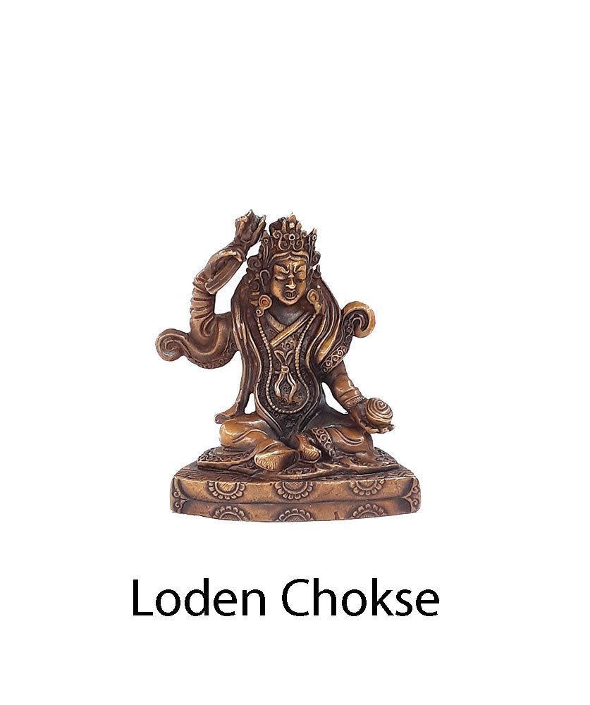 Guru Rinpoche 8 Manifestations Statue Set Copper Oxidized (2.75" to 4.5")