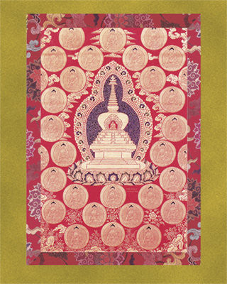 Stupa of Enlightenment - Large Deity Card