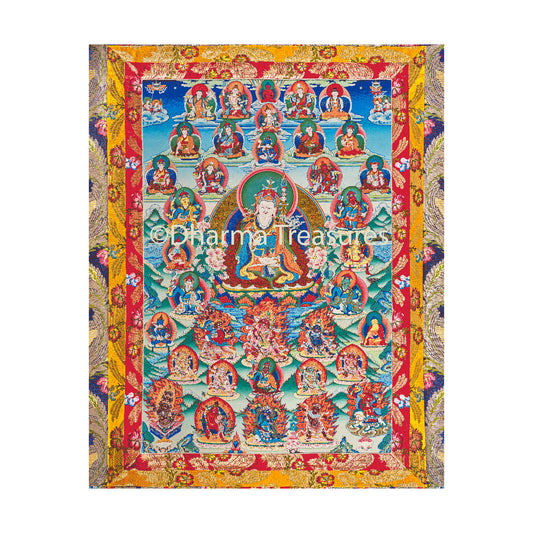 Seven Treasures Retinue Canvas Print 16"x20" (various colors)