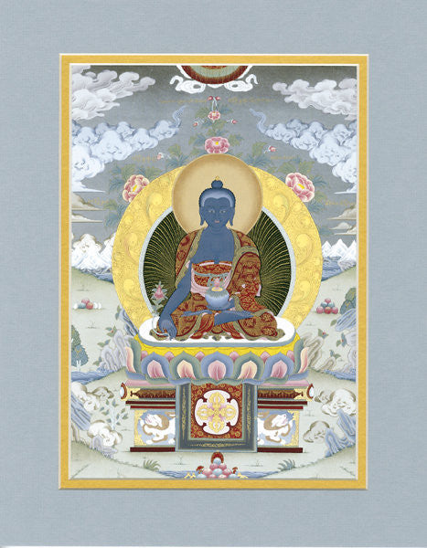 Medicine Buddha, Giclee Canvas Print