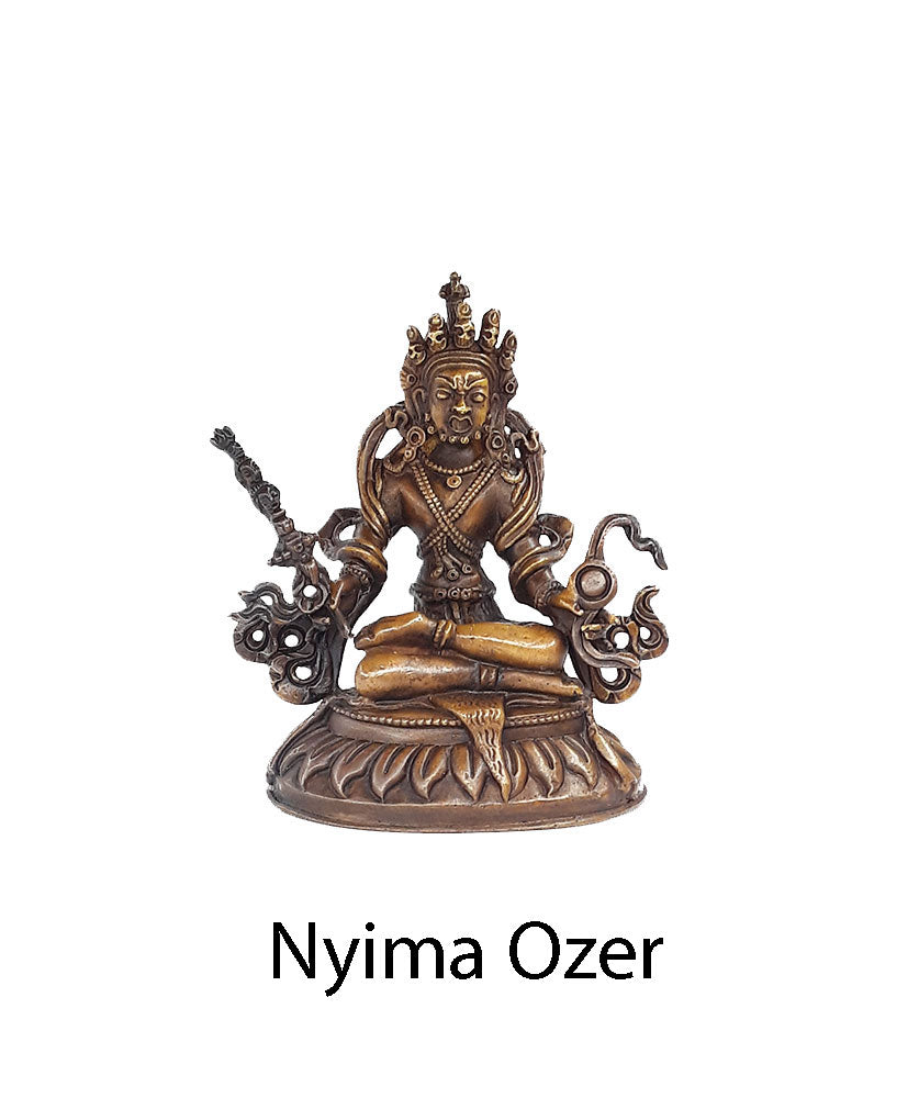 Guru Rinpoche 8 Manifestations Statue Set Copper Oxidized (2.75" to 4.5")