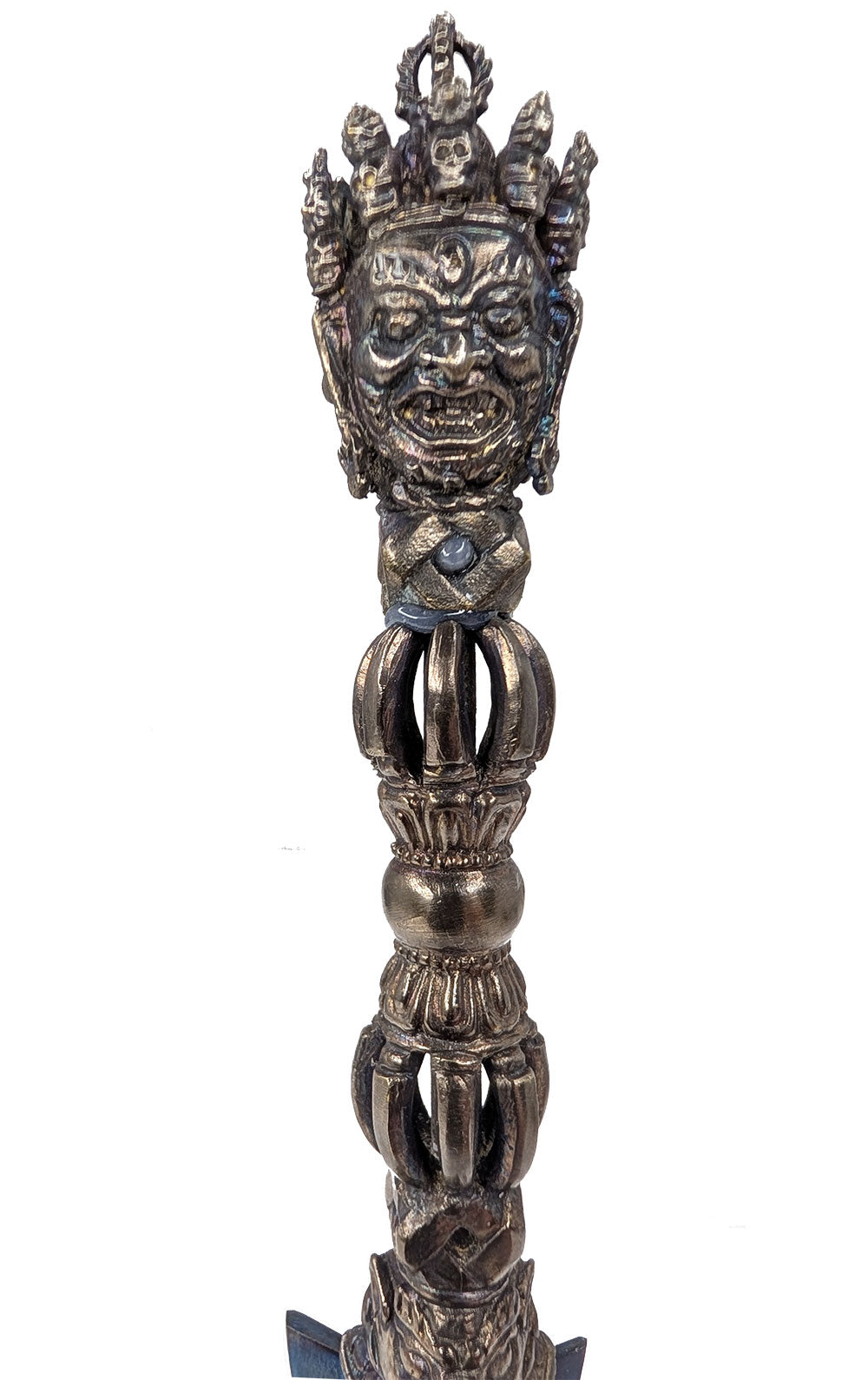 Vajrakilaya Phurba with Meteorite Blade 6.75" by Natsog Dorje