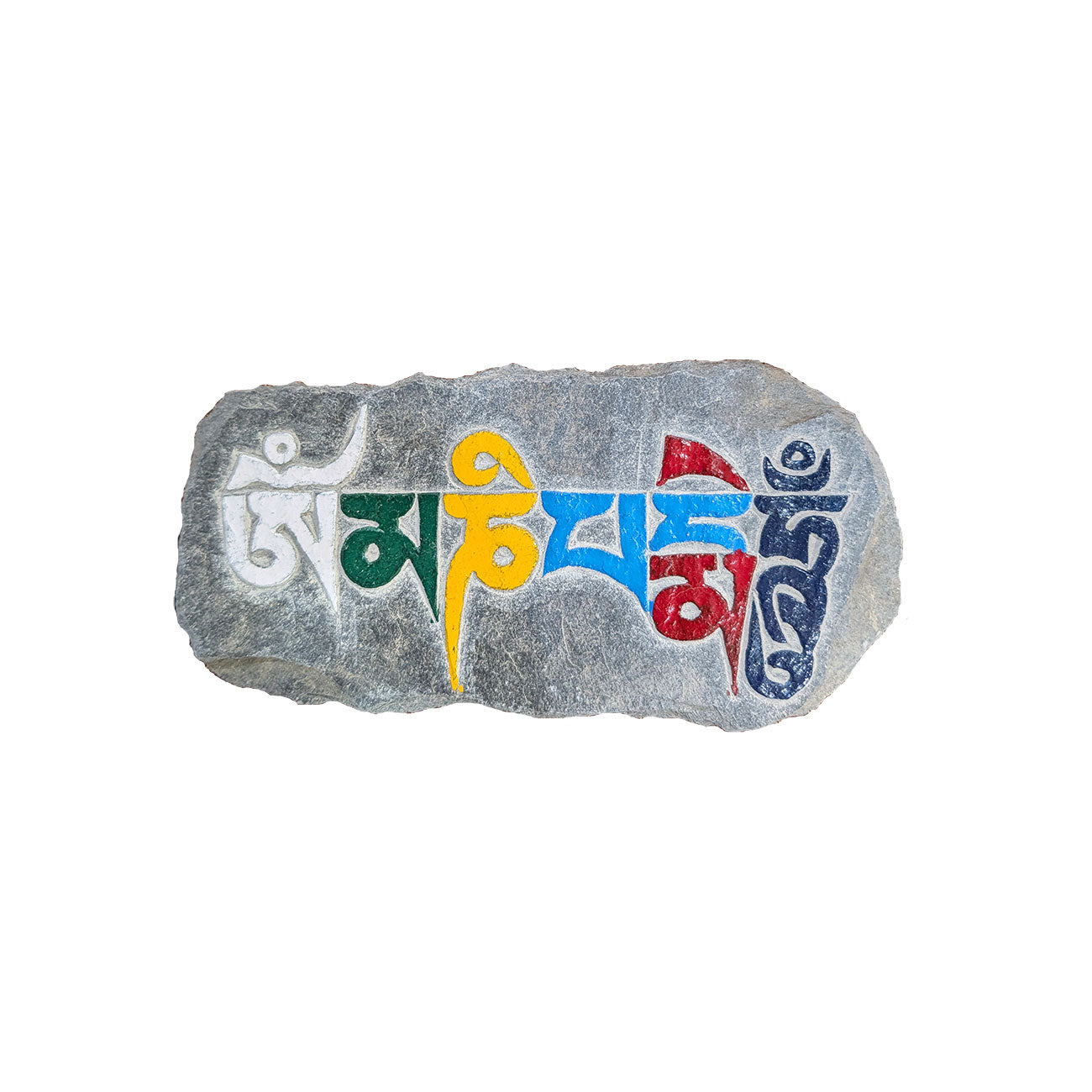 Painted Slate Mani Stone LG