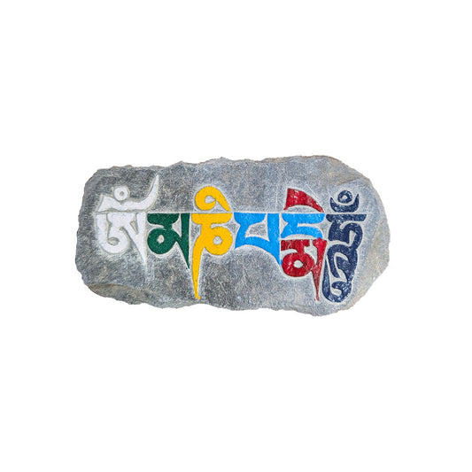 Painted Slate Mani Stone LG