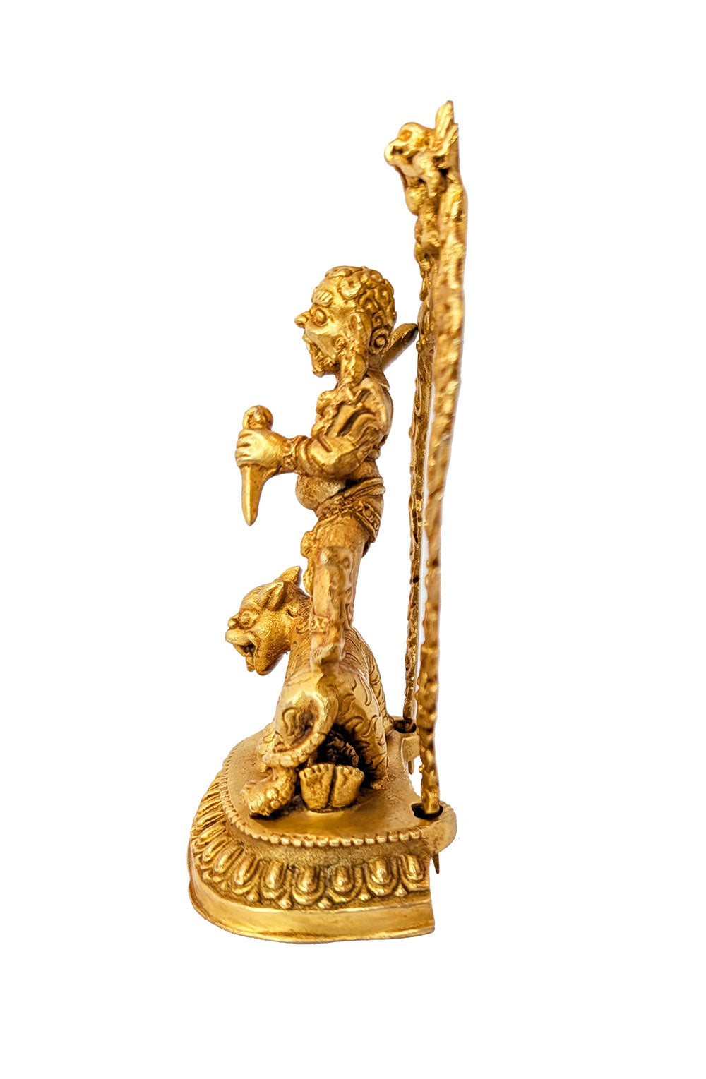 Dorje Drolo Gold Plated Statue 4"