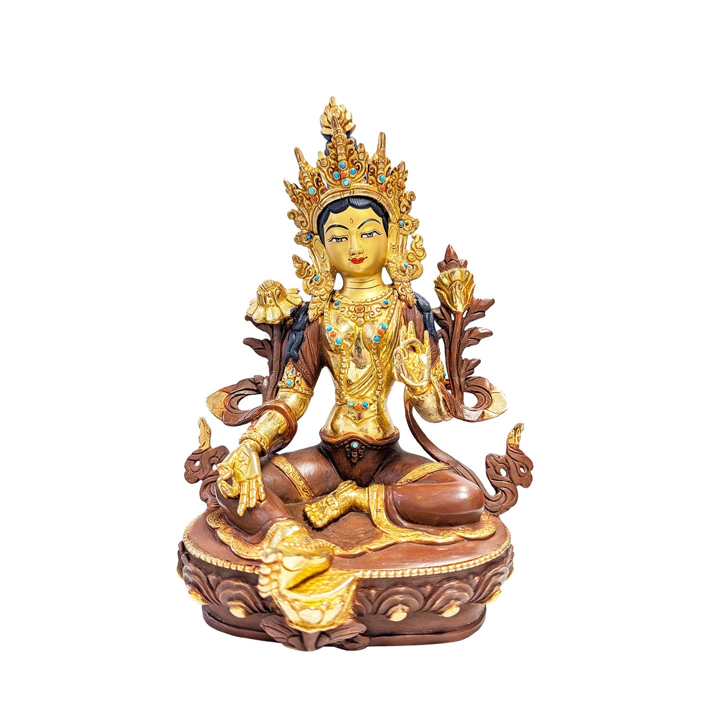 Green Tara Statue 8.5"