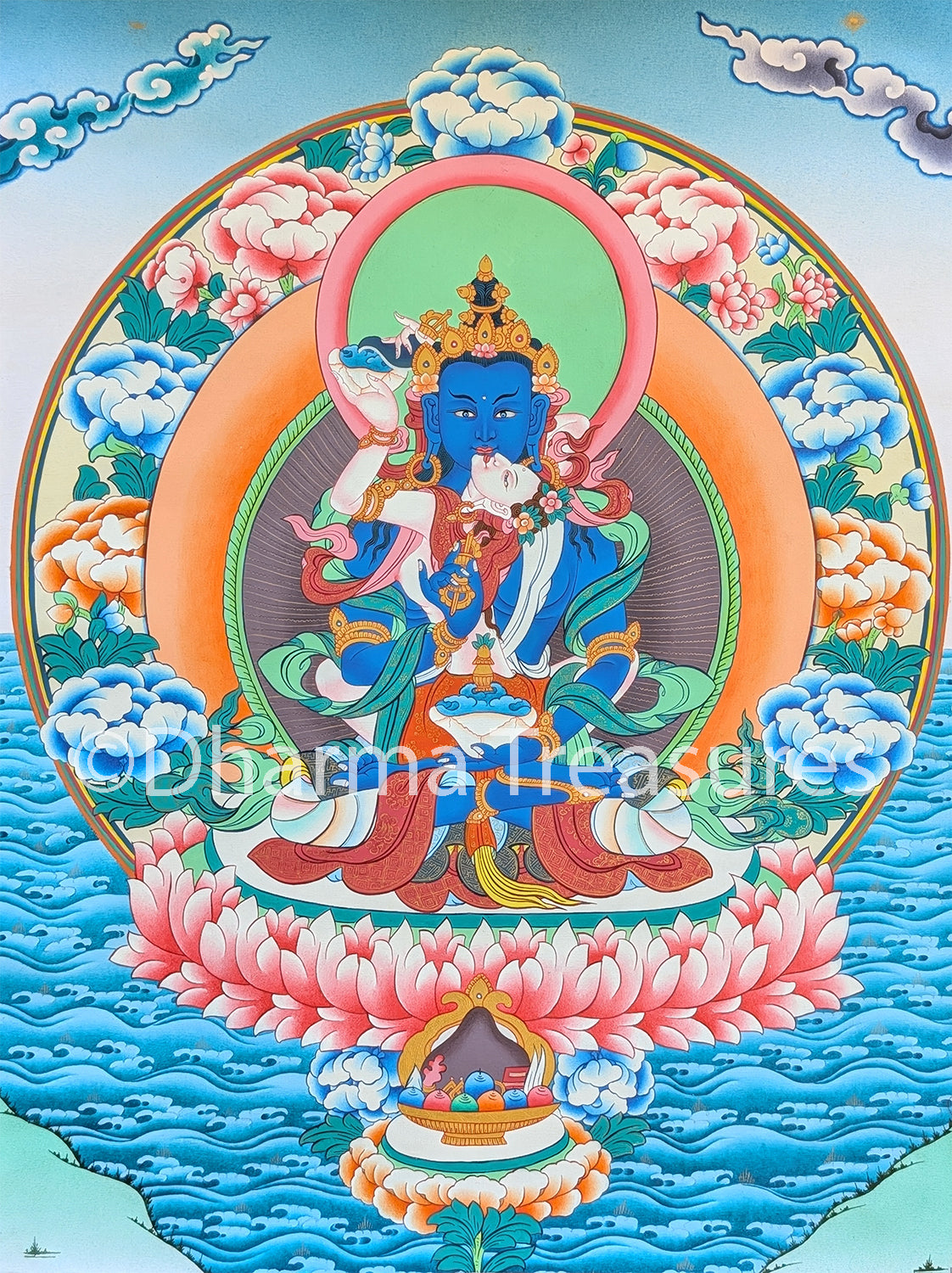 Orgyen Dorje Chang Thangka 31"x43"