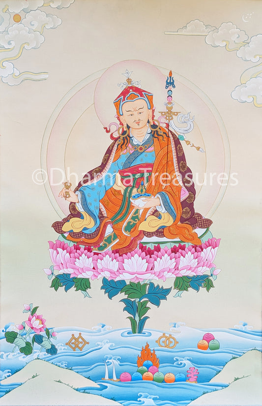 Guru Rinpoche Thangka 31"x44"