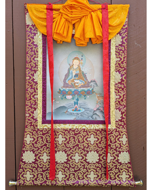 Guru Rinpoche Thangka 32" x 43"