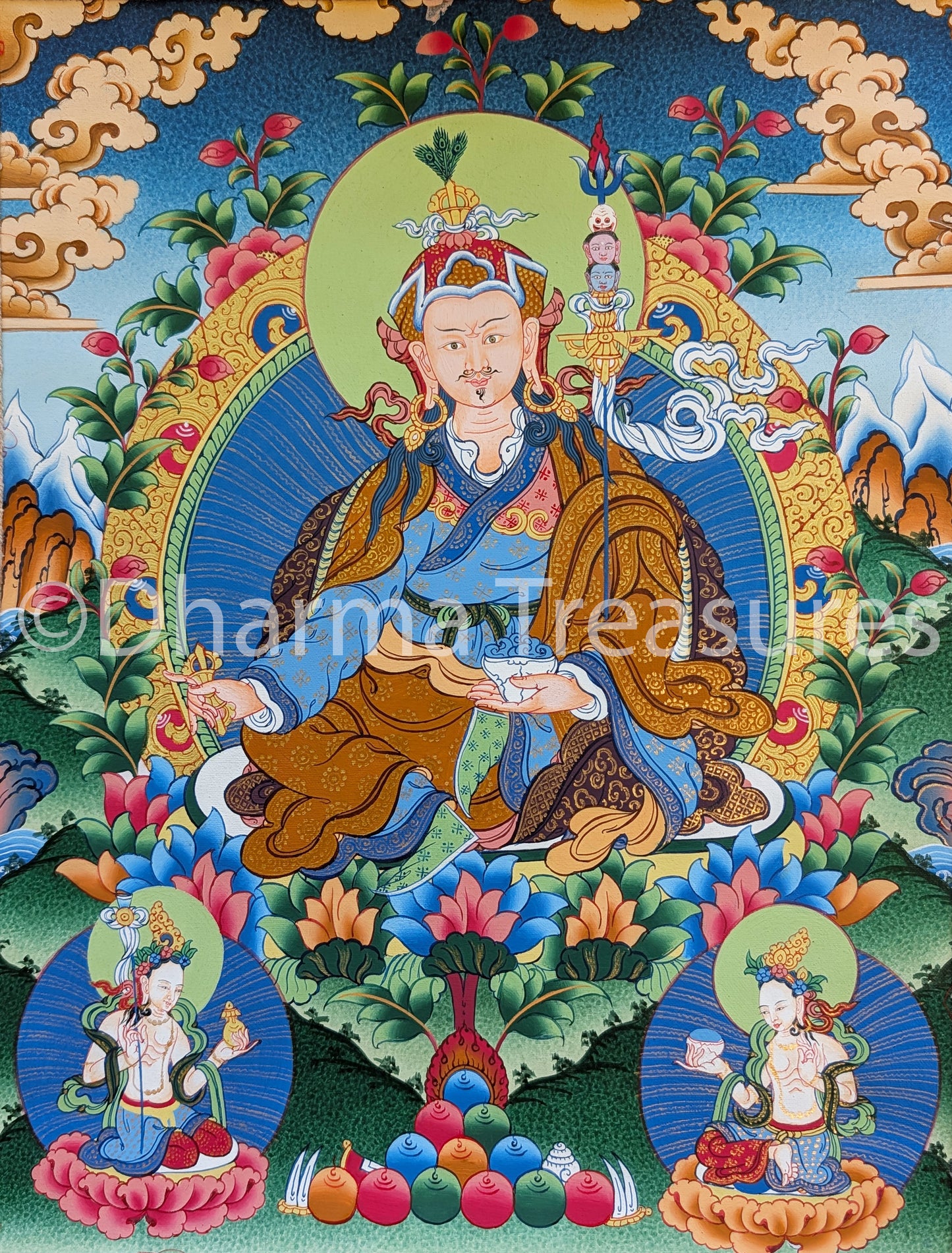 Guru Rinpoche Thangka 24"x32"