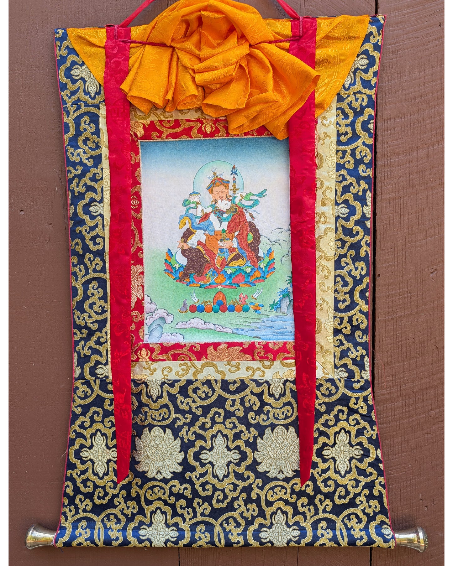 Guru Rinpoche Yabyum Thangka 24"x30"