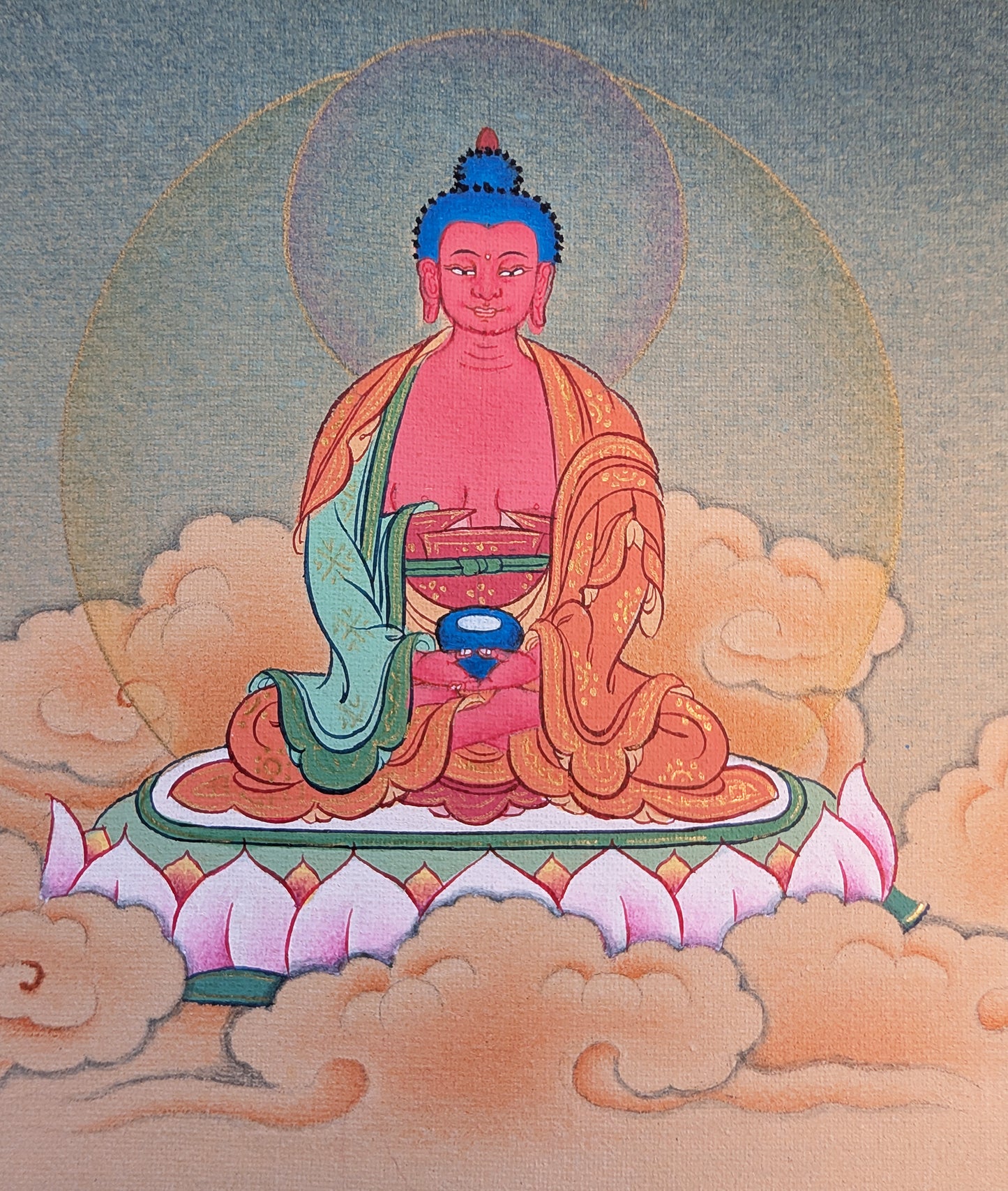 Manjushri Thangka 38"x51"