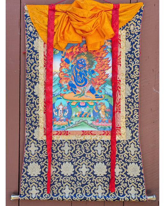 Vajrapani Thangka 32"x43"
