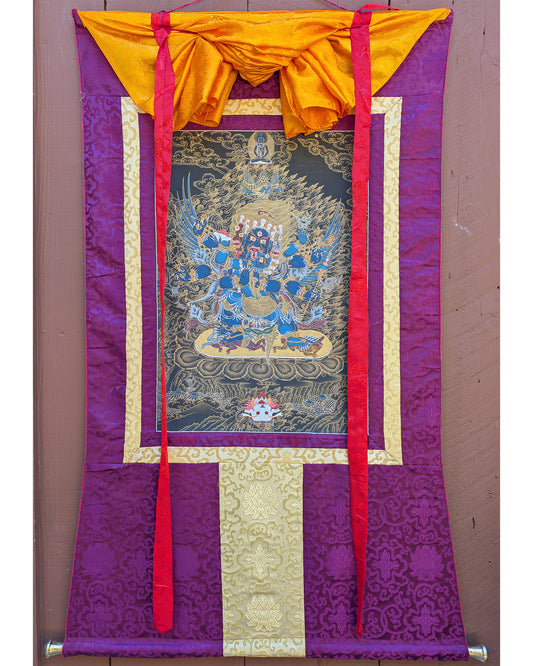 Vajrakilaya Thangka 38"x54"