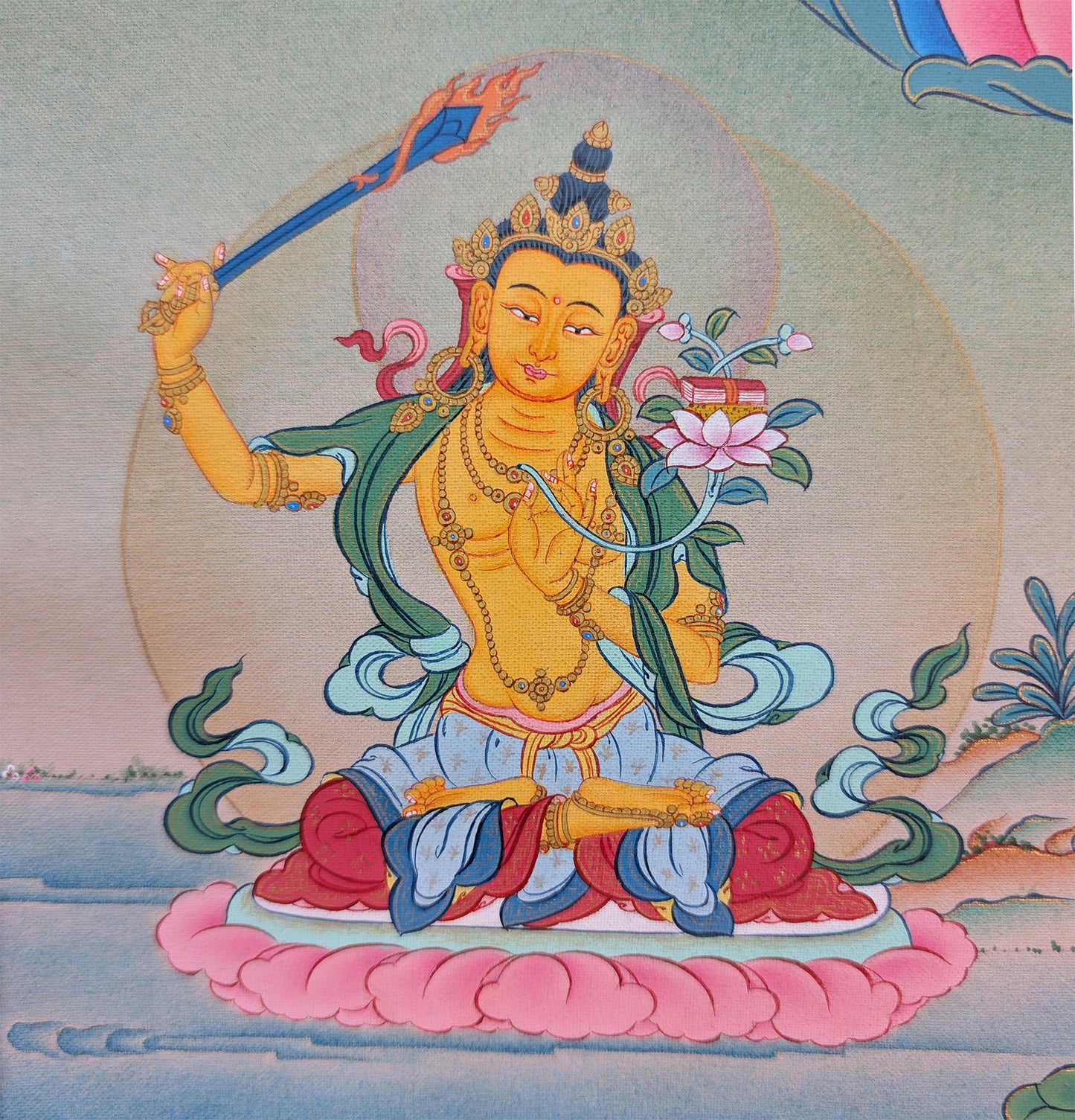 Chenrezig Thangka 38"x52"