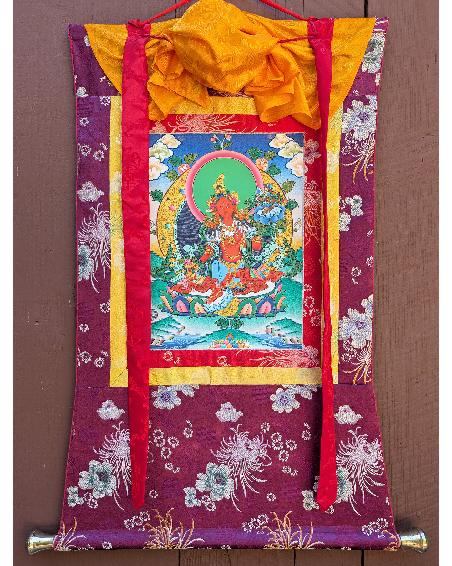 Red Tara Thangka 25"x32"