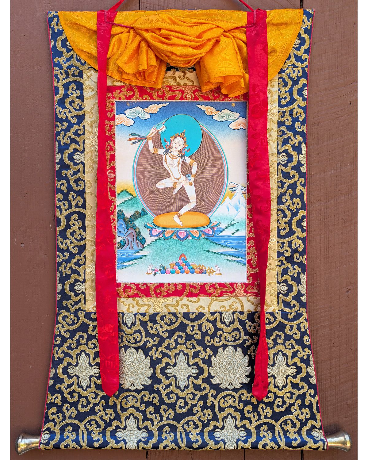 Machig Labdron Thangka 25"x32"
