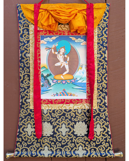 Machig Labdron Thangka 25"x32"