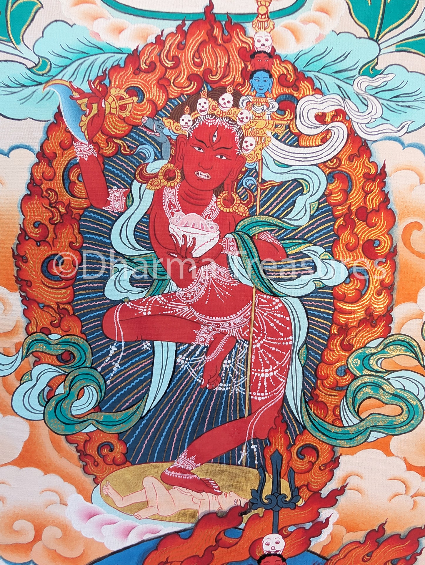 Troma Trikaya Thangka 32"x48"