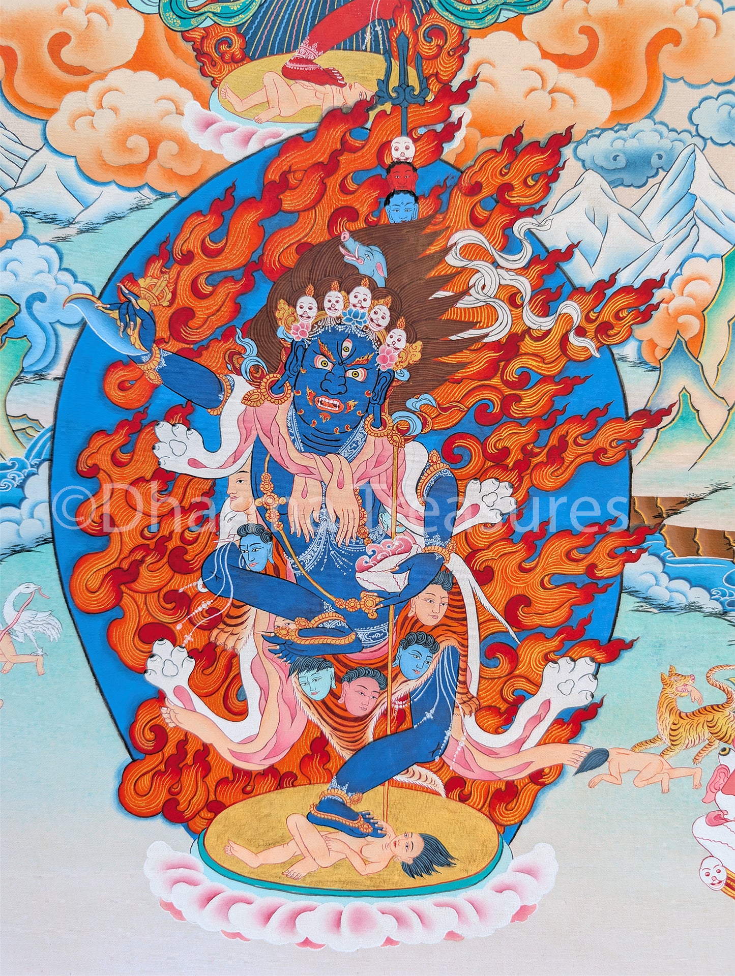 Troma Trikaya Thangka 32"x48"