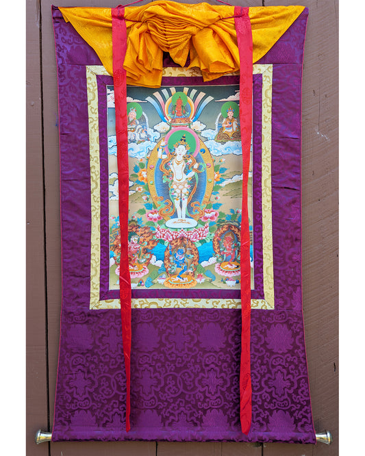 Khandro Thuk Thik Thangka 32"x46"