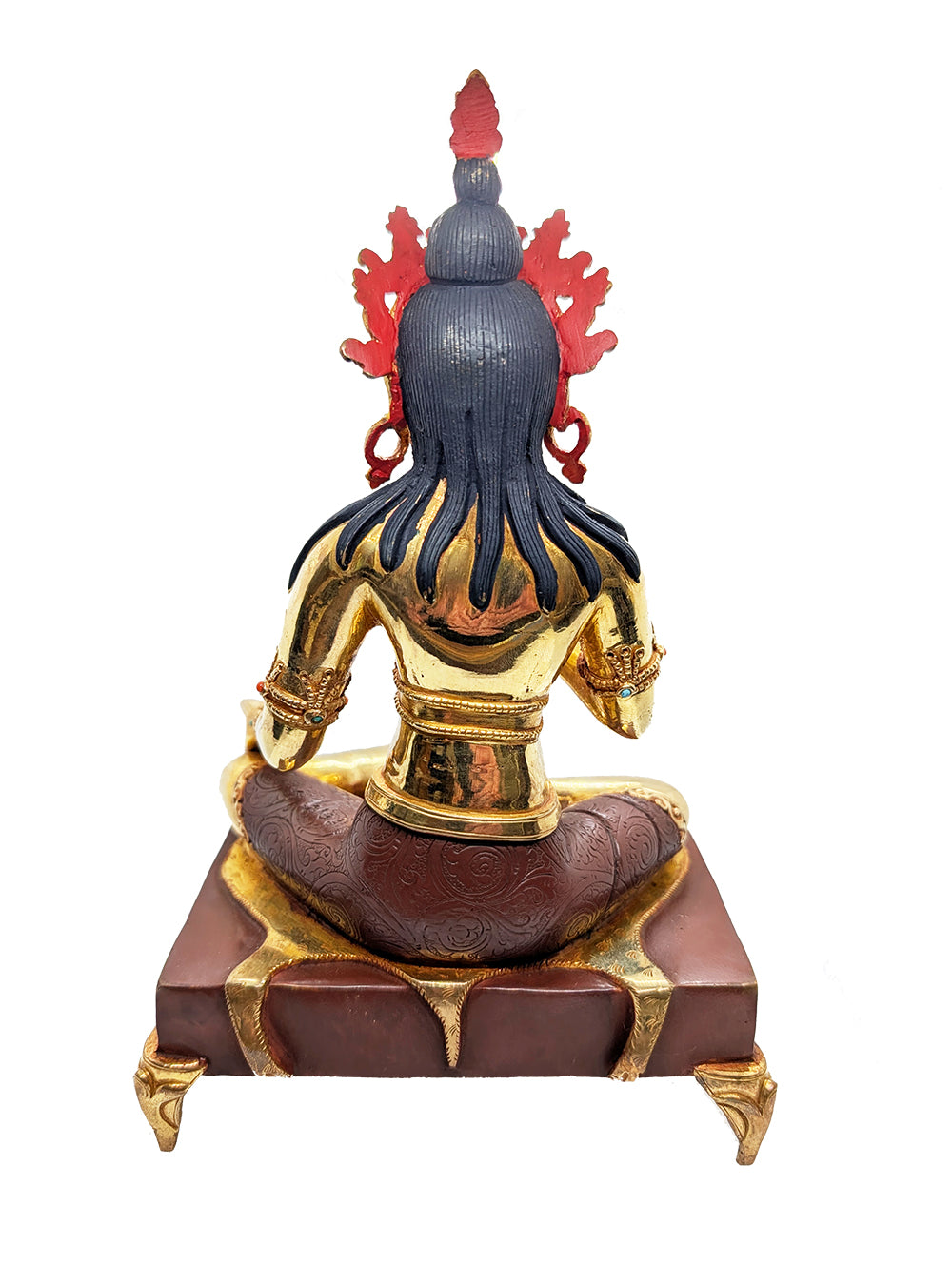 Garab Dorje Statue Gold-Plated 9"