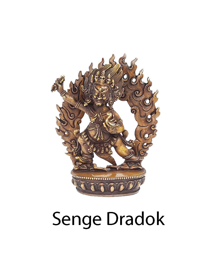 Guru Rinpoche 8 Manifestations Statue Set Copper Oxidized (2.75" to 4.5")