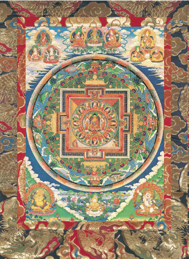 Sixteen Great Arhats Mandala Deity Card