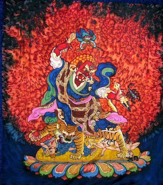 Dorje Drolo Canvas Print 16"x20" by Neljorma Tendron