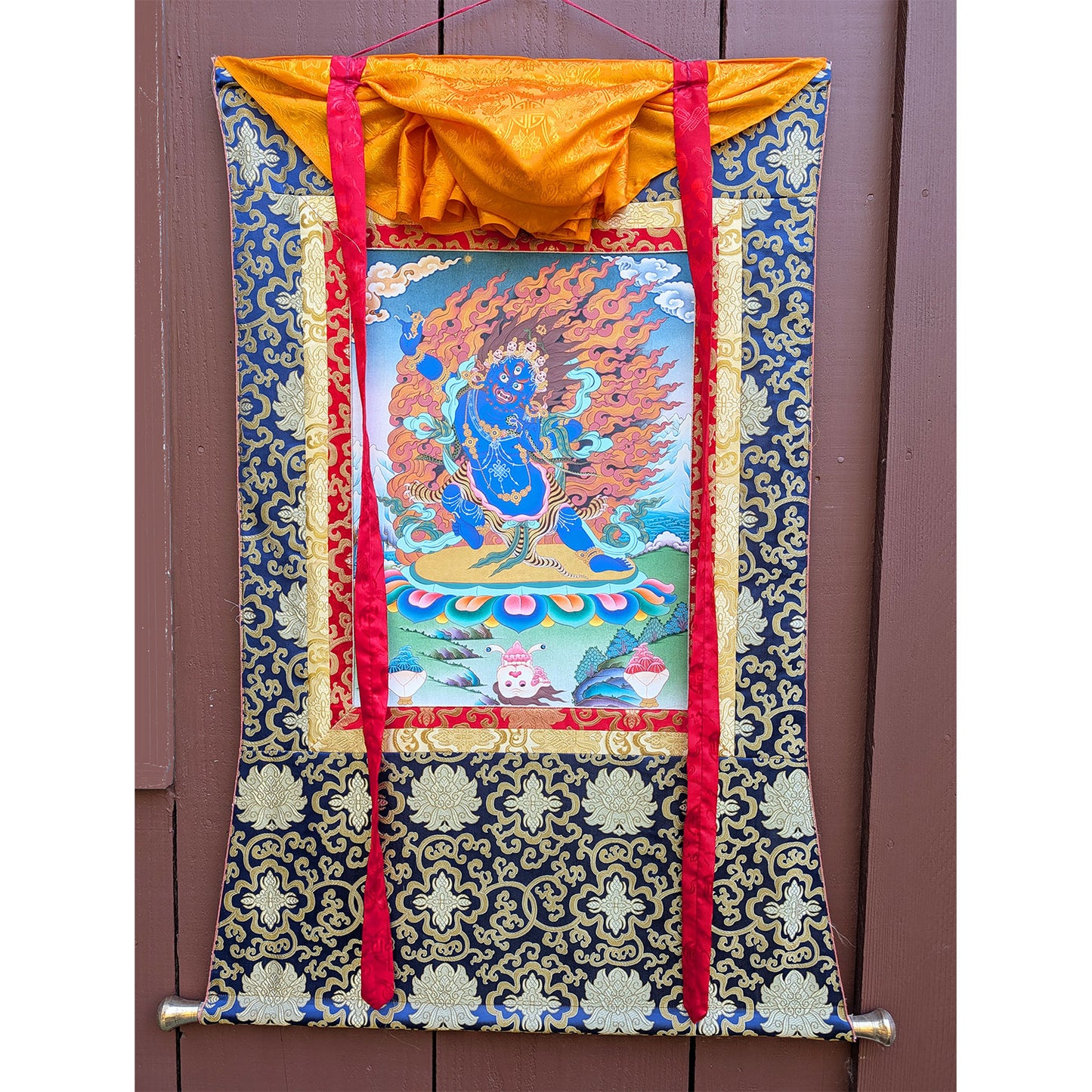 Vajrapani Thangka 33"x41"