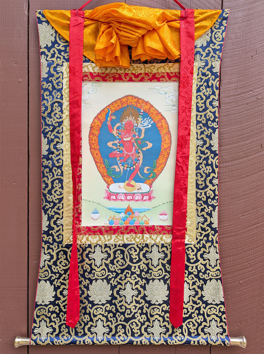 Vajravarahi Thangka 29"x41"